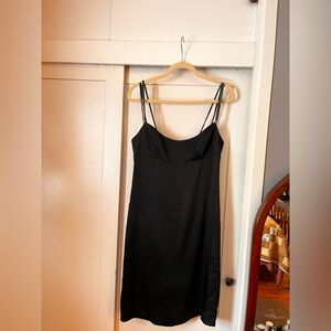 90’s Black Midi Dress